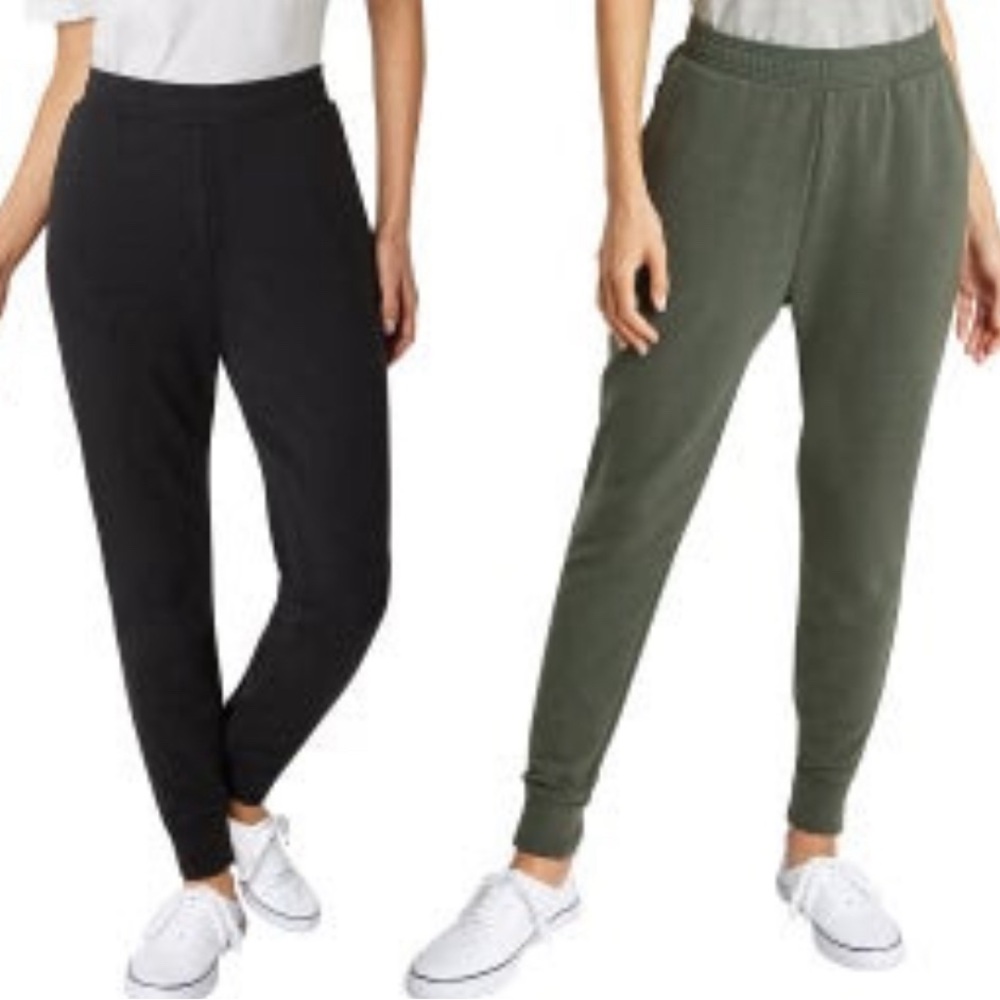 Eddie Bauer Ladies' Jogger, 2-pack, Black, XX-Large